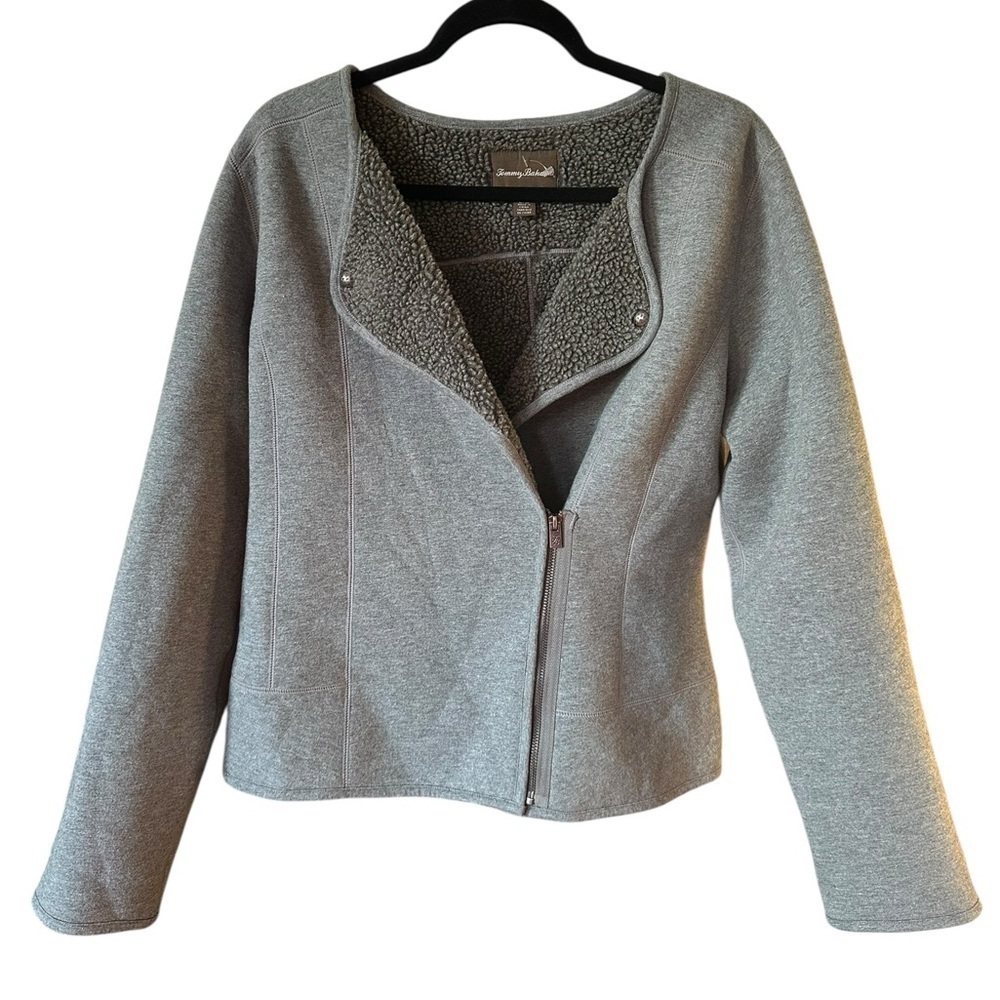 Tommy Bahama Women's Gray Jacket size L